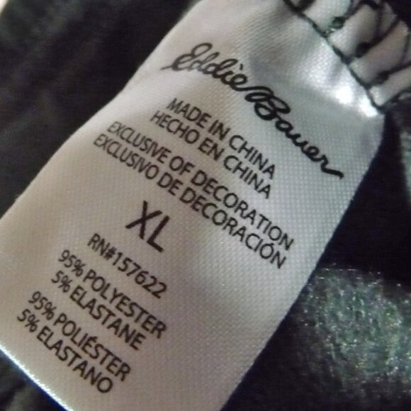 Eddie Bauer Joggers Lounge Pants Green XL - Picture 8 of 8